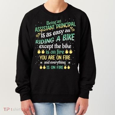 Administrative Professional Assistant Principal Teacher Funny Gift Women's Sweatshirt