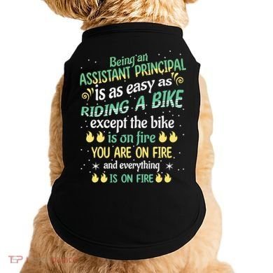 Administrative Professional Assistant Principal Teacher Funny Gift Doggie Tank