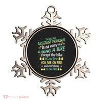 Administrative Professional Assistant Principal Teacher Funny Gift Ornament thumb 0