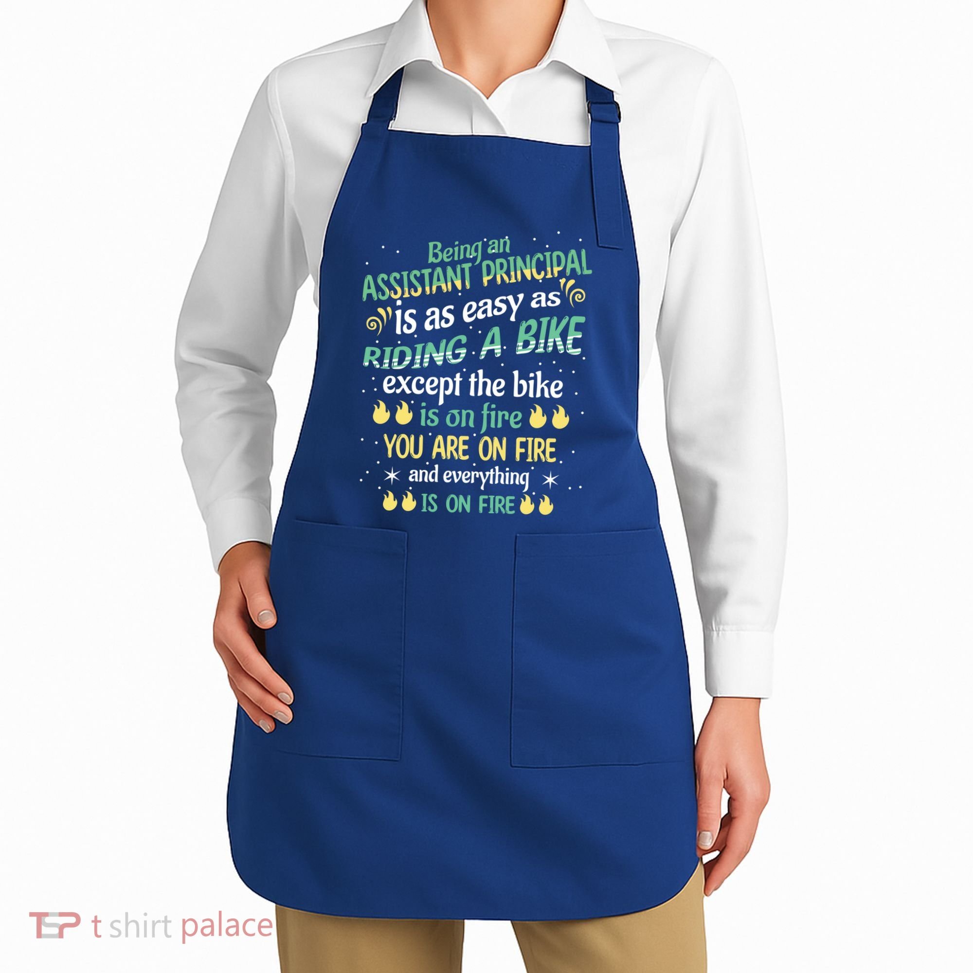 Administrative Professional Assistant Principal Teacher Funny Gift Apron