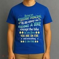Administrative Professional Assistant Principal Teacher Funny Gift T-Shirt thumb 3