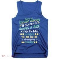 Administrative Professional Assistant Principal Teacher Funny Gift Tank Top thumb 0