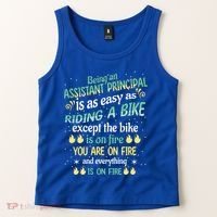 Administrative Professional Assistant Principal Teacher Funny Gift Tank Top thumb 2