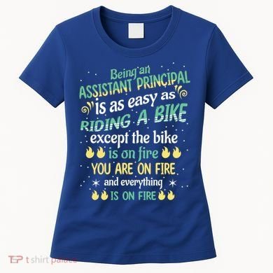Administrative Professional Assistant Principal Teacher Funny Gift Women's T-Shirt