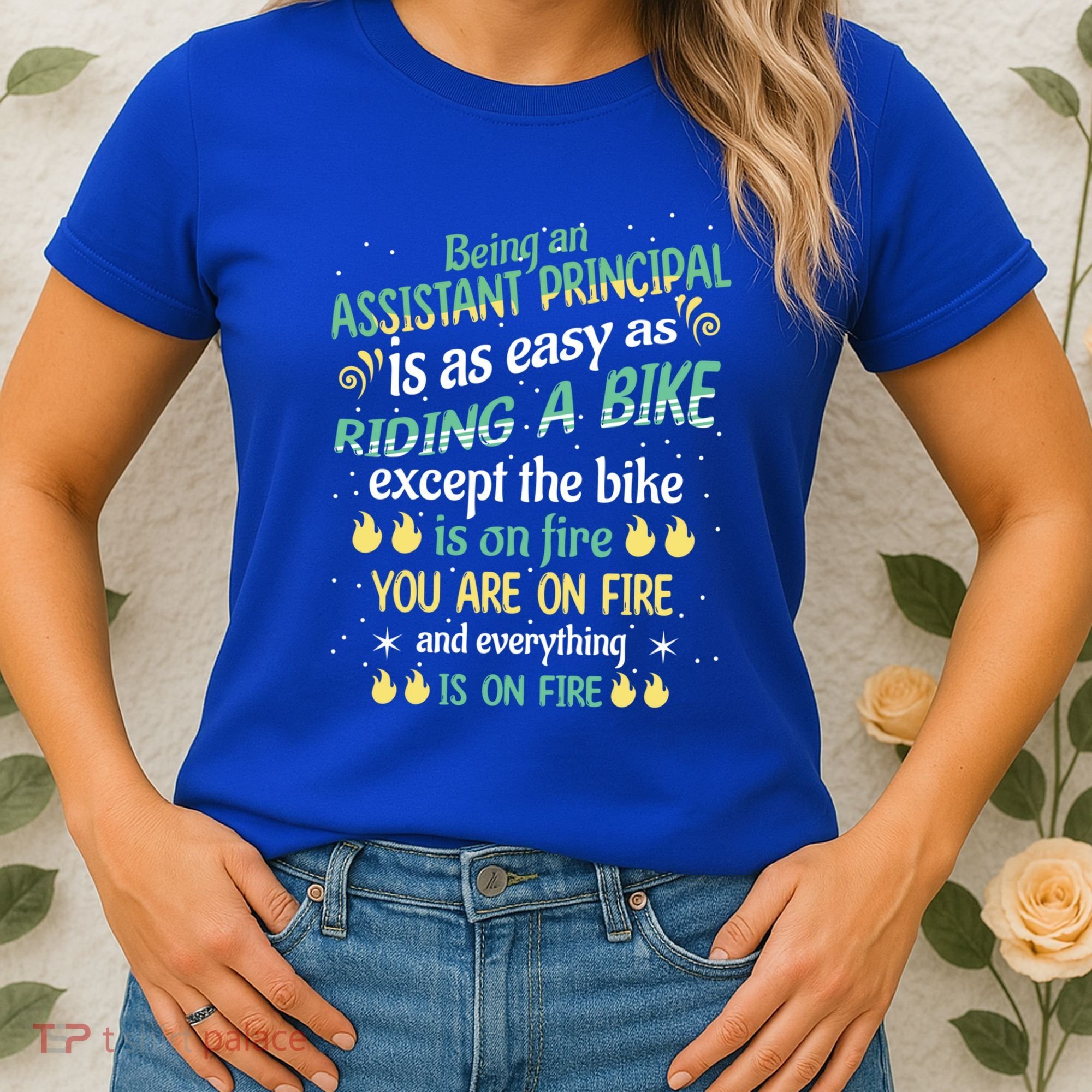 Administrative Professional Assistant Principal Teacher Funny Gift Women's T-Shirt