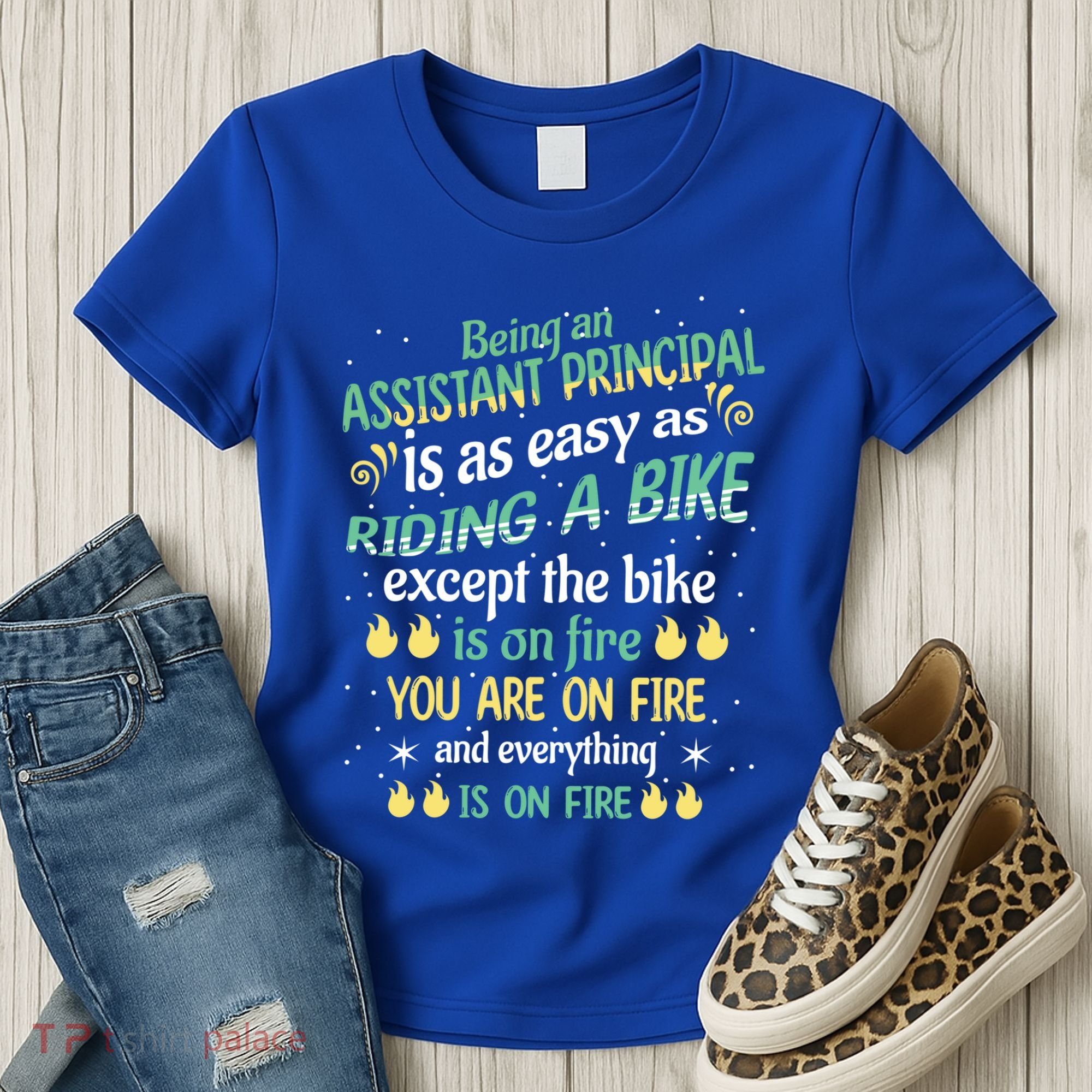 Administrative Professional Assistant Principal Teacher Funny Gift Women's T-Shirt