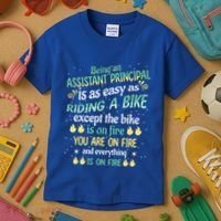 Administrative Professional Assistant Principal Teacher Funny Gift Kids T-Shirt thumb 3