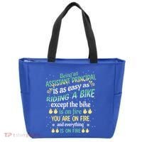 Administrative Professional Assistant Principal Teacher Funny Gift Tote Bag thumb 0