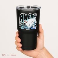 Awebo Ptarmigan Arctic Cute Bird Internet Meme Funny Chicken Tumbler thumb 2