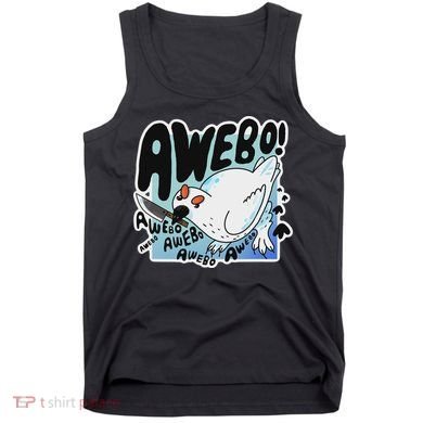 Awebo Ptarmigan Arctic Cute Bird Internet Meme Funny Chicken Tank Top