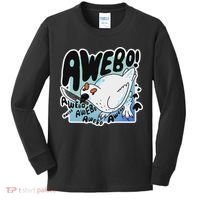Awebo Ptarmigan Arctic Cute Bird Internet Meme Funny Chicken Kids Long Sleeve Shirt thumb 0