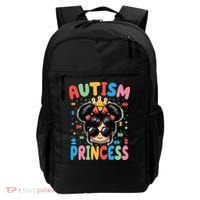 Autism Princess Afro Bow Daughter Autism Awareness Backpack thumb 0