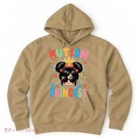 Autism Princess Afro Bow Daughter Autism Awareness Hoodie thumb 0