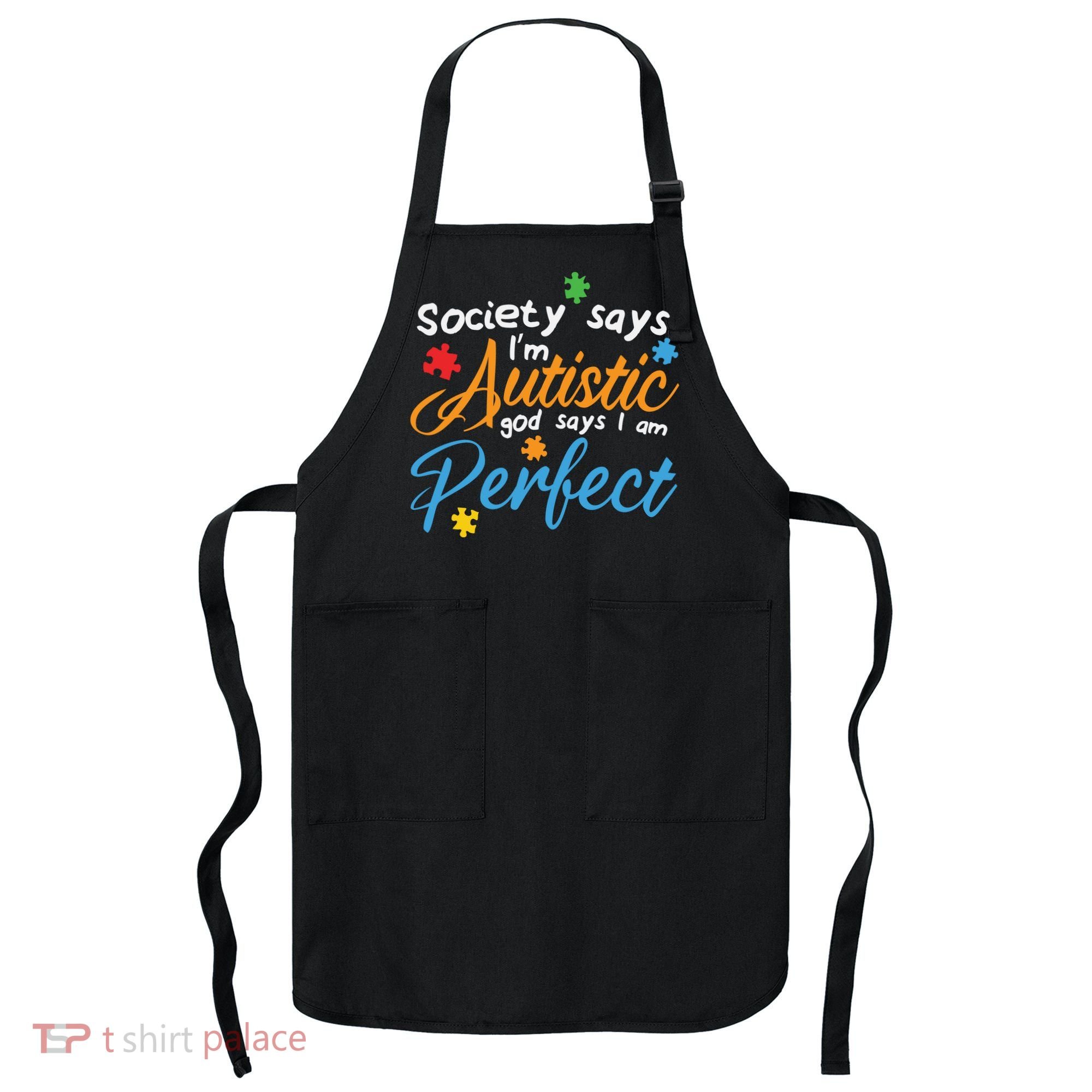 Autism Perfect Autism Awareness, Autism Puzzle Apron