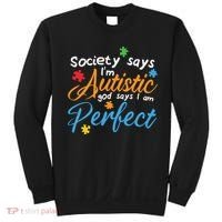 Autism Perfect Autism Awareness, Autism Puzzle Sweatshirt thumb 0