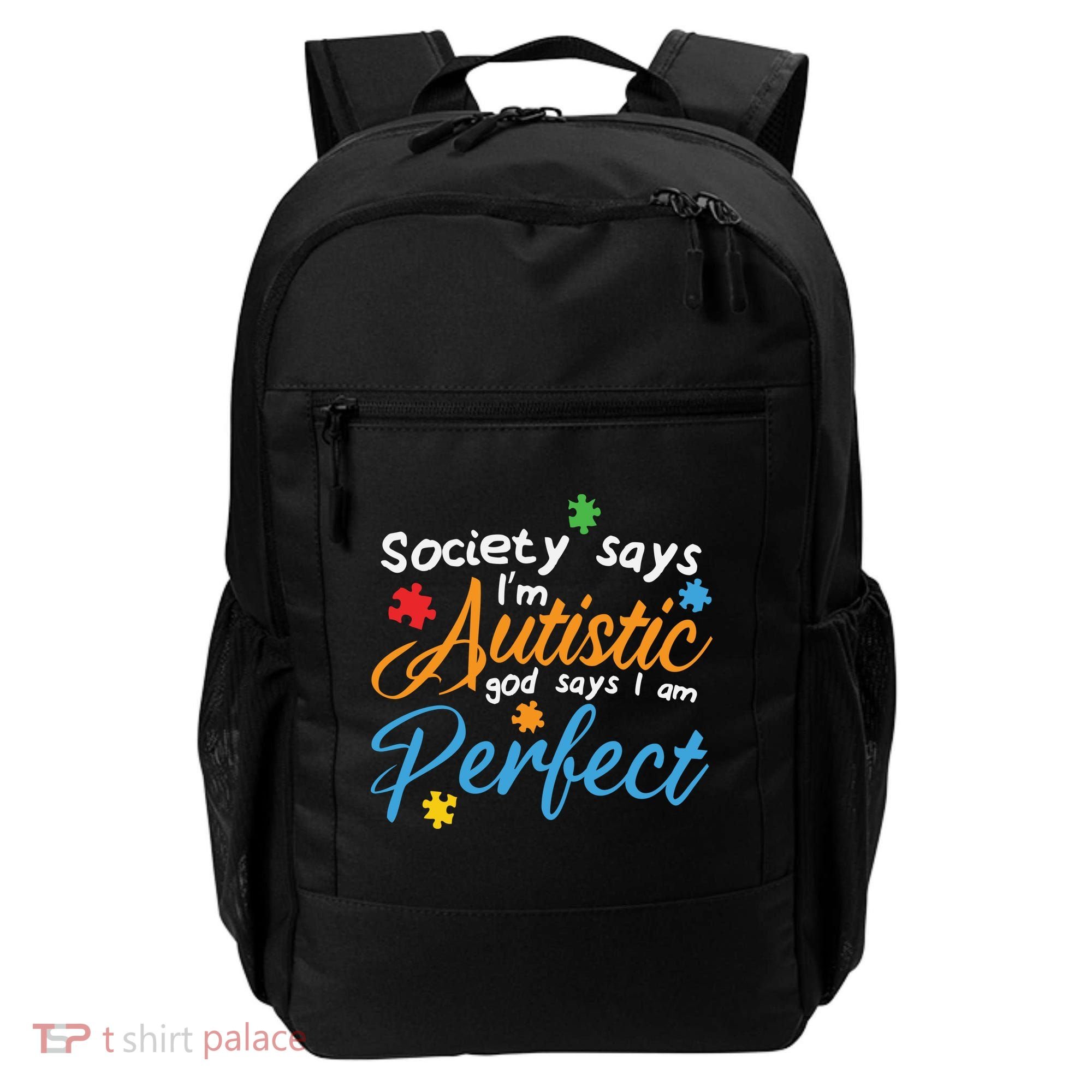 Autism Perfect Autism Awareness, Autism Puzzle Backpack