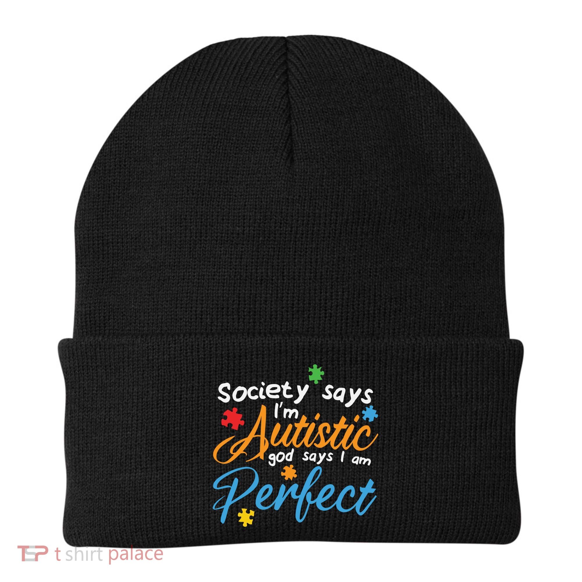 Autism Perfect Autism Awareness, Autism Puzzle Beanie