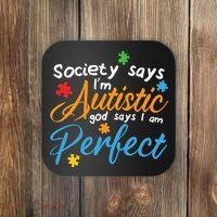 Autism Perfect Autism Awareness, Autism Puzzle Coaster thumb 0