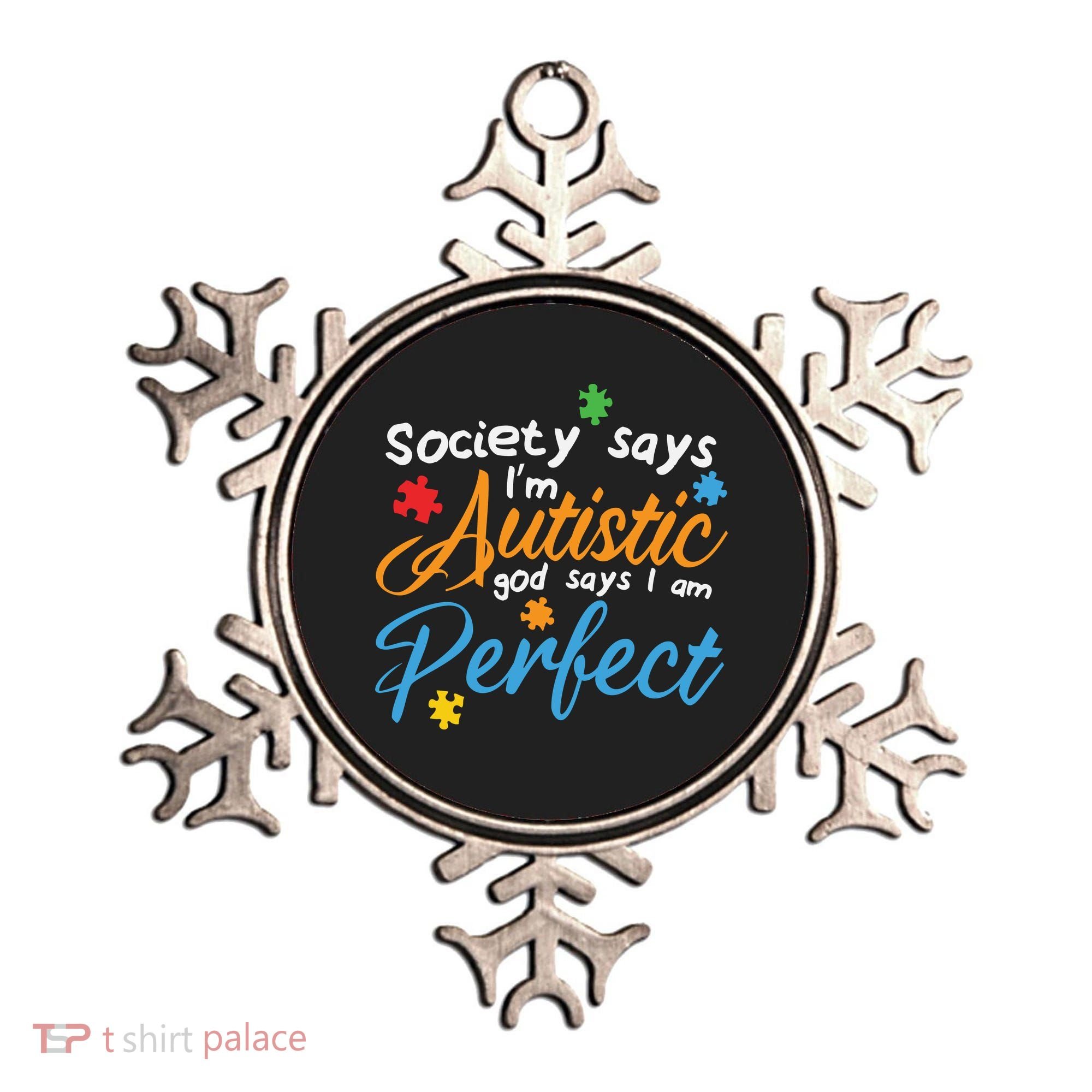 Autism Perfect Autism Awareness, Autism Puzzle Ornament