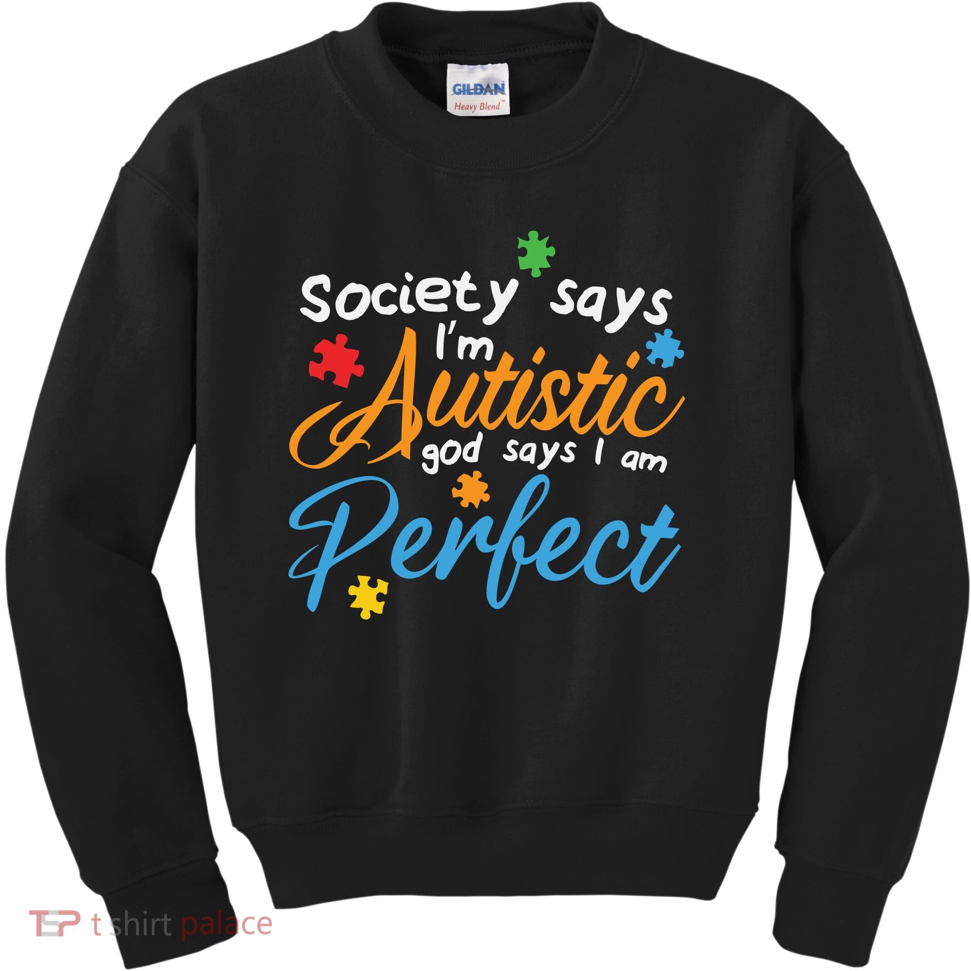 Autism Perfect Autism Awareness, Autism Puzzle Kids Sweatshirt