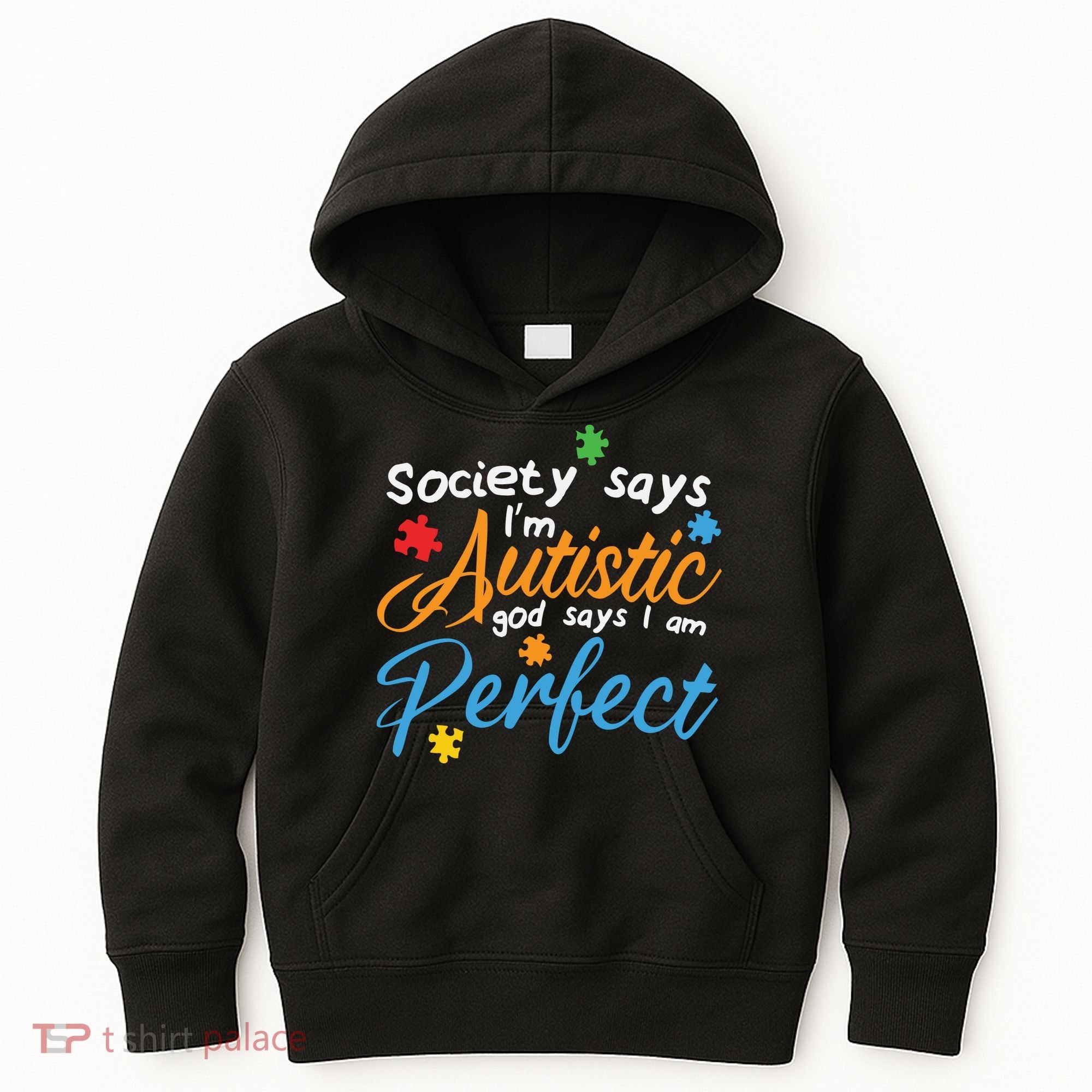 Autism Perfect Autism Awareness, Autism Puzzle Kids Hoodie