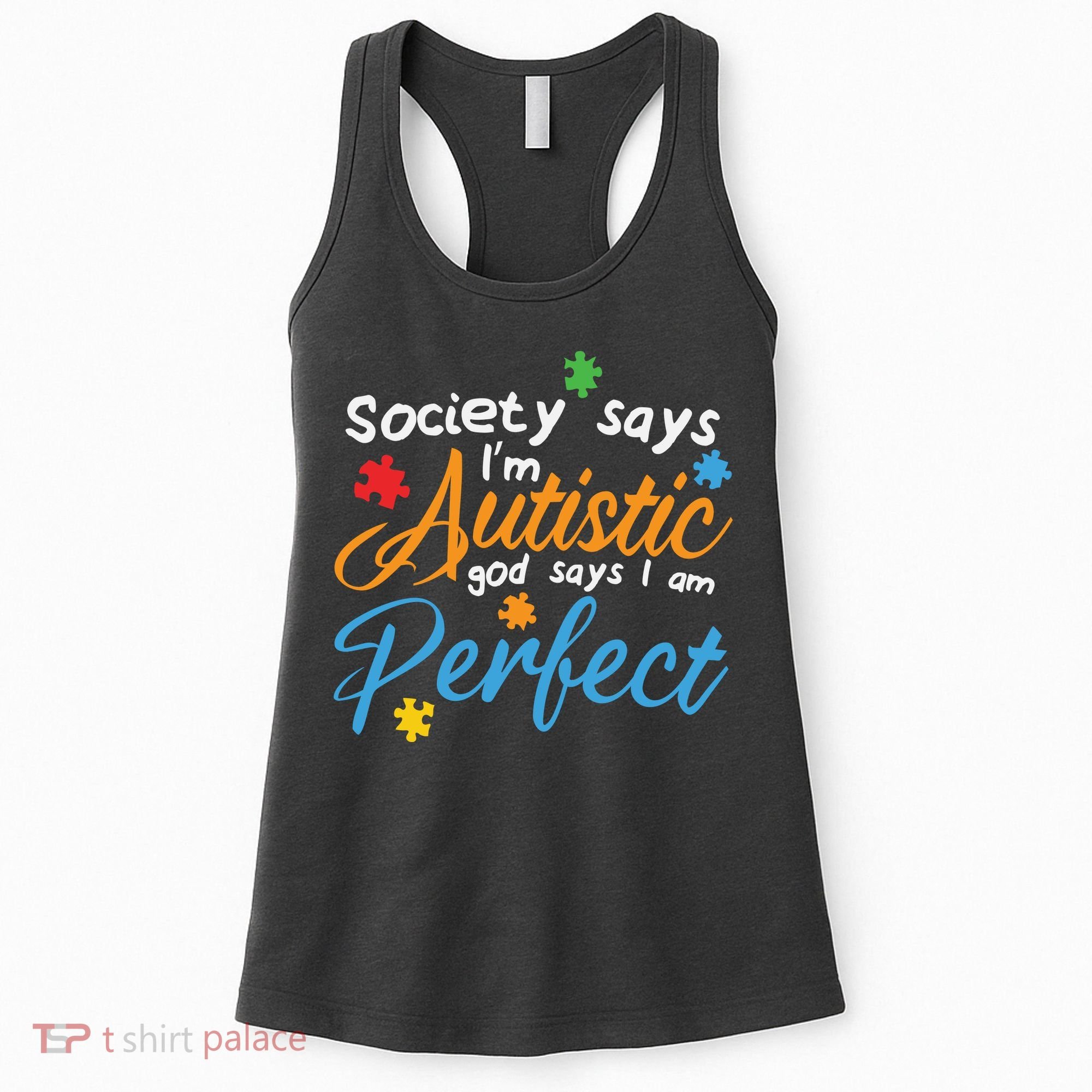 Autism Perfect Autism Awareness, Autism Puzzle Women's Tank Top