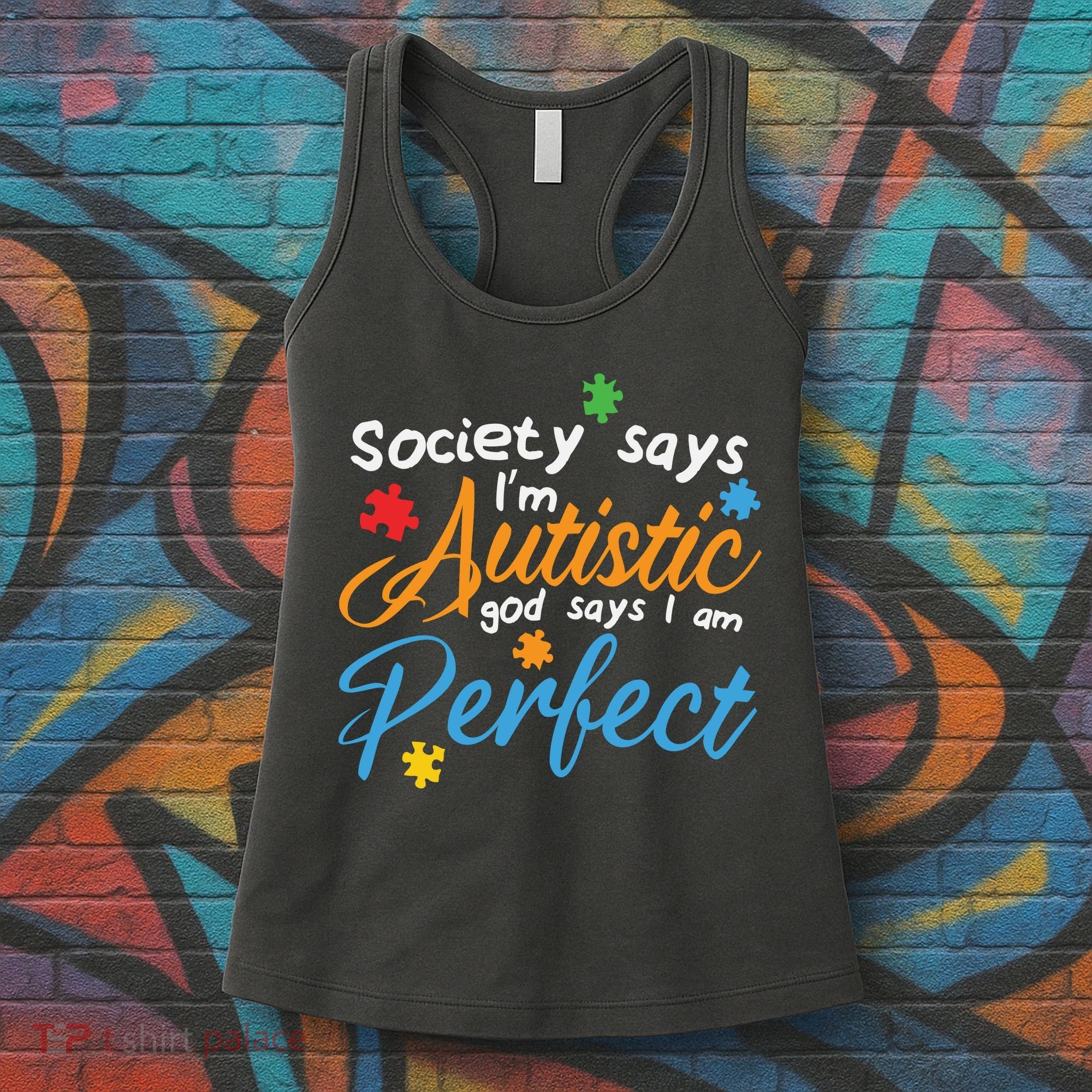 Autism Perfect Autism Awareness, Autism Puzzle Women's Tank Top