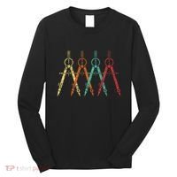 Architect Protractor Architecture Art Architectural Long Sleeve Shirt thumb 0