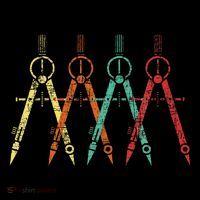 Architect Protractor Architecture Art Architectural Long Sleeve Shirt thumb 2