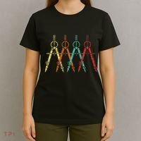 Architect Protractor Architecture Art Architectural T-Shirt thumb 4