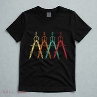 Architect Protractor Architecture Art Architectural T-Shirt thumb 5