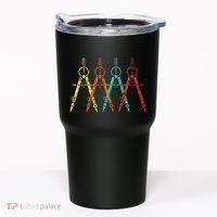 Architect Protractor Architecture Art Architectural Tumbler thumb 0