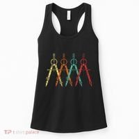 Architect Protractor Architecture Art Architectural Women's Tank Top thumb 0