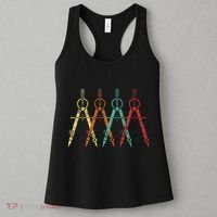 Architect Protractor Architecture Art Architectural Women's Tank Top thumb 3