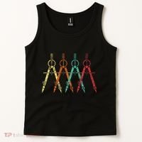 Architect Protractor Architecture Art Architectural Tank Top thumb 2