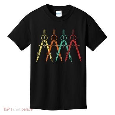 Architect Protractor Architecture Art Architectural Kids T-Shirt