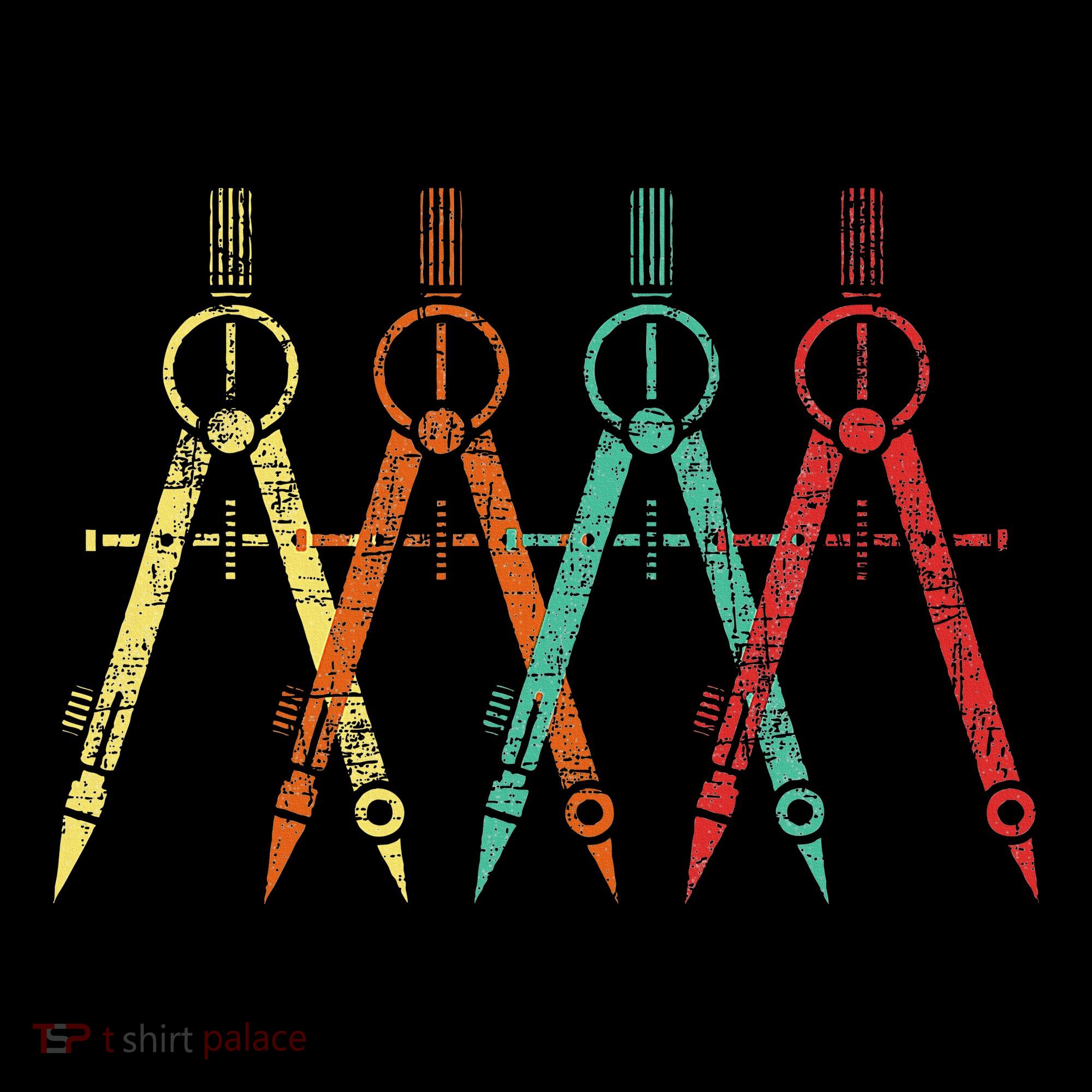 Architect Protractor Architecture Art Architectural Kids T-Shirt