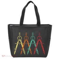 Architect Protractor Architecture Art Architectural Tote Bag thumb 0