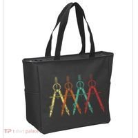 Architect Protractor Architecture Art Architectural Tote Bag thumb 2