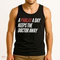 A Parlay A Day Funny Gambling Sports Betting TShirt Tank Top thumb 3