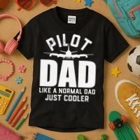 Aircraft Pilot Kids T-Shirt thumb 3