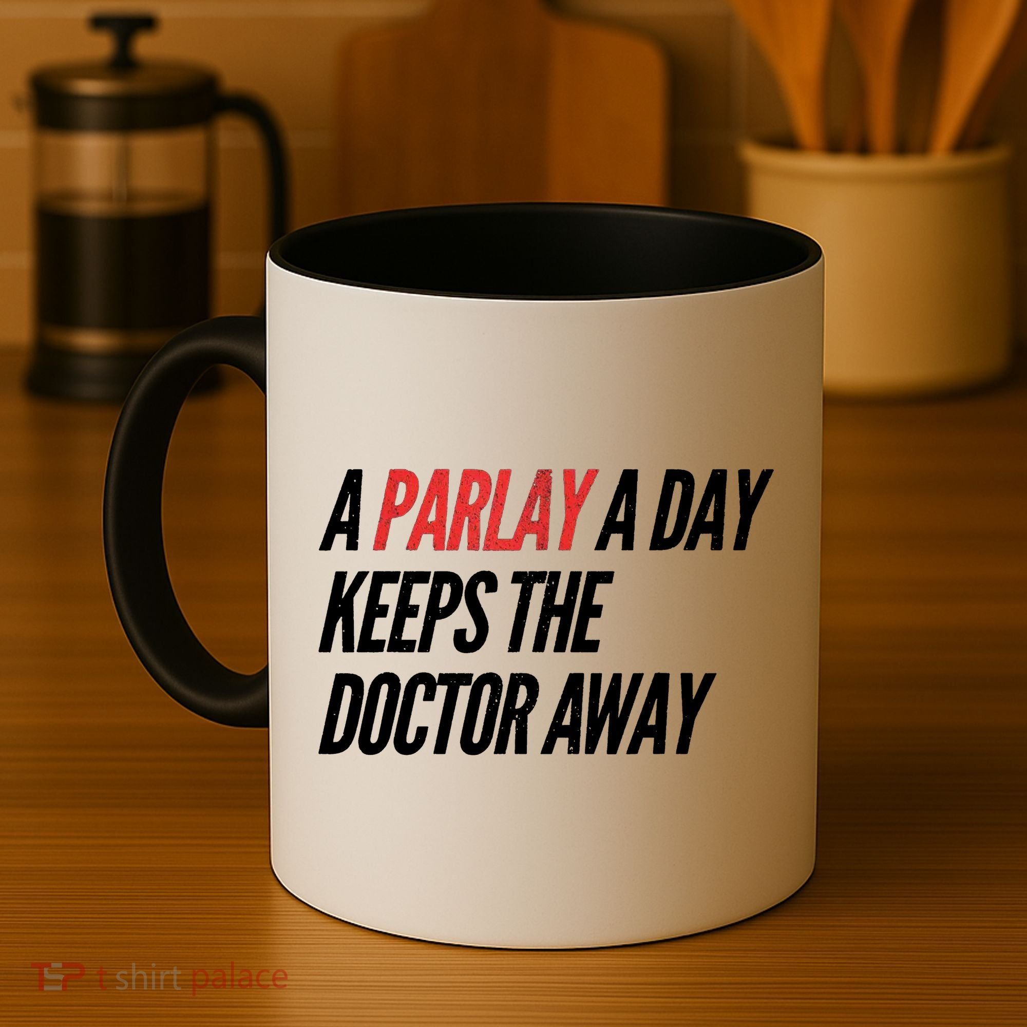 A Parlay A Day Funny Gambling Sports Betting Coffee Mug