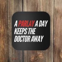 A Parlay A Day Funny Gambling Sports Betting Coaster thumb 0