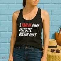 A Parlay A Day Funny Gambling Sports Betting Women's Tank Top thumb 2
