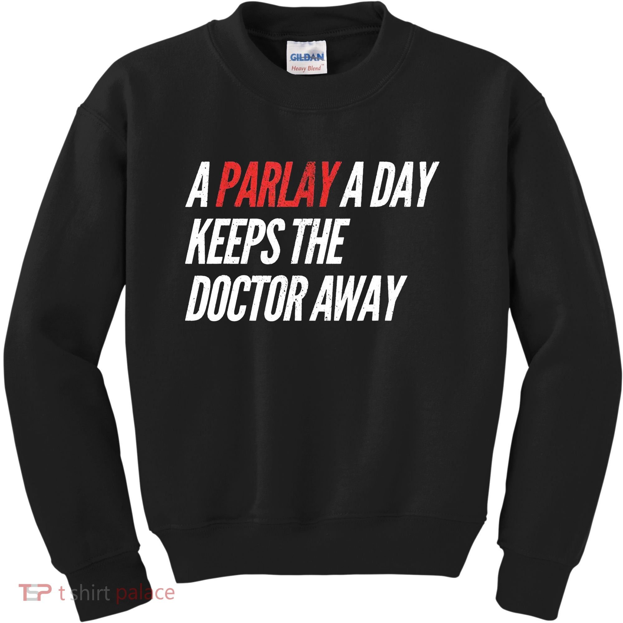 A Parlay A Day Funny Gambling Sports Betting Kids Sweatshirt