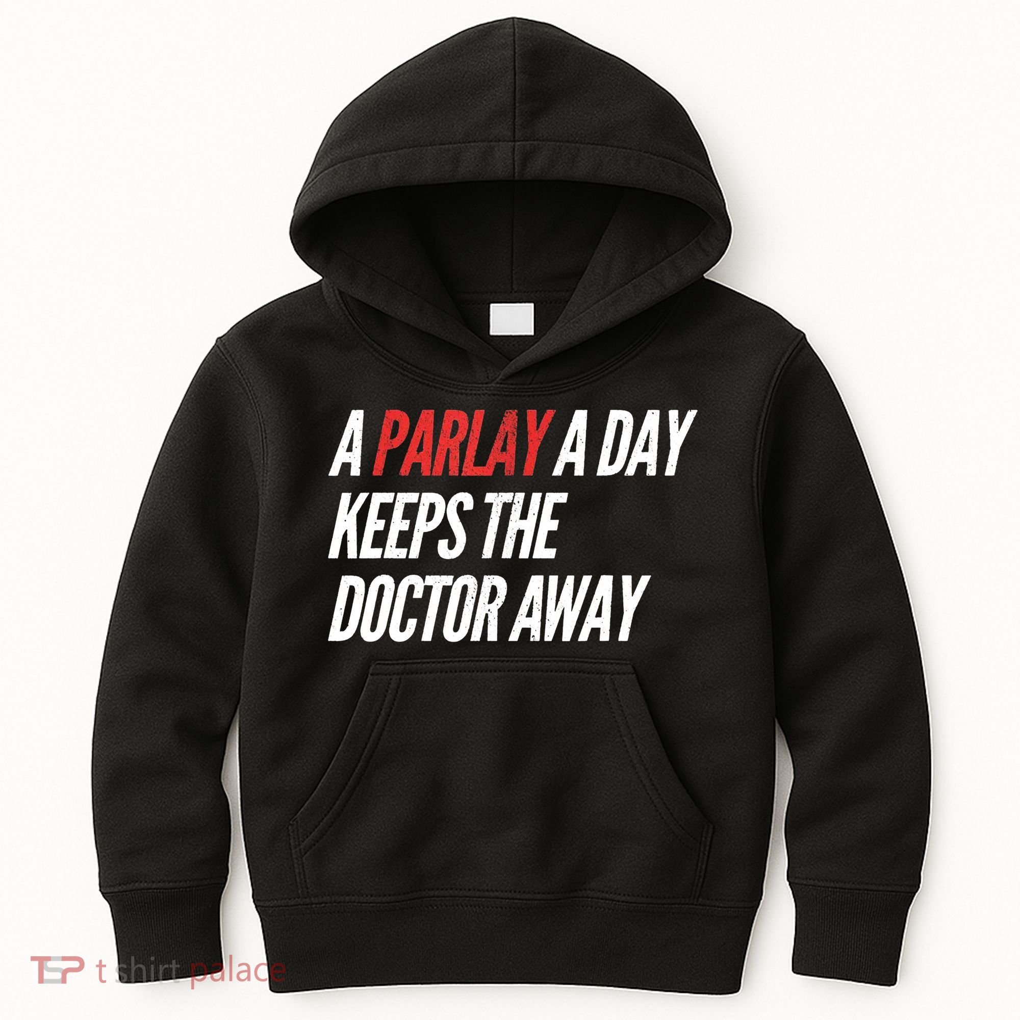 A Parlay A Day Funny Gambling Sports Betting Kids Hoodie