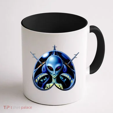 Alien Pilot Coffee Mug back