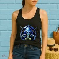 Alien Pilot Women's Tank Top thumb 2