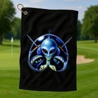 Alien Pilot Golf Towel thumb 1