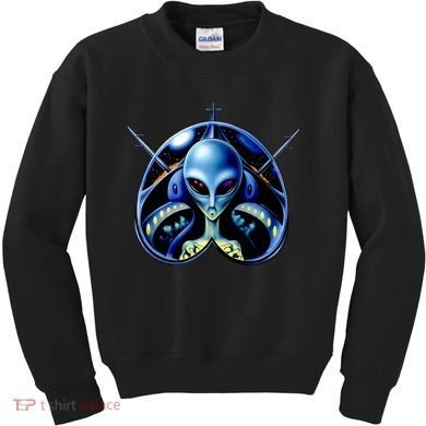Alien Pilot Kids Sweatshirt